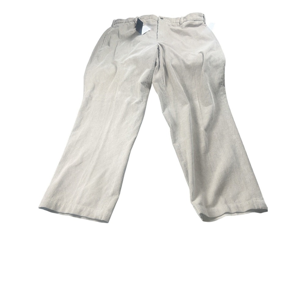 Brooks Brothers Hudson Fit Corduroy Pants Mens W42XL32 Flat Front NWT